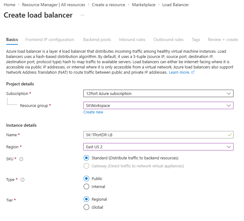 Load Balancer Basics
