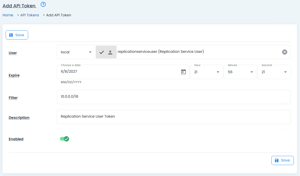 Replication Token