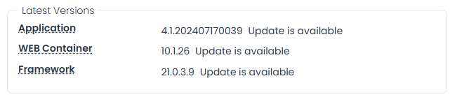 Software Update Available
