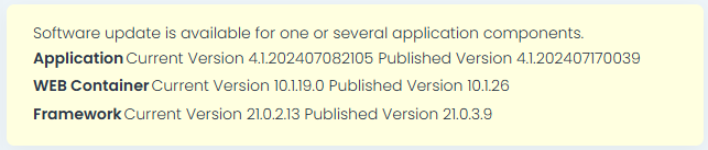 Software Update Available