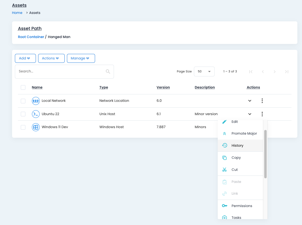 Asset Scrollable Context Menu