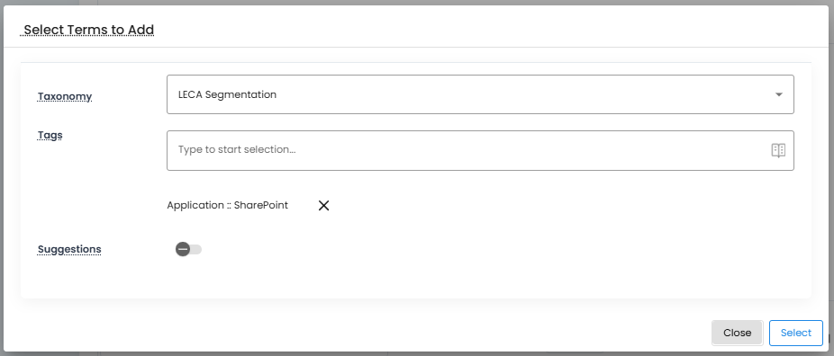 Apply Tags to Collection